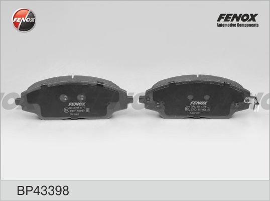 Колодки тормозные дисковые передние BP43398 FENOX