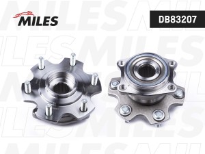 Ступица колеса задняя с подшипником MITSUBISHI Pajero/Montero 07- (GSP 9333085)  DB83207 MILES