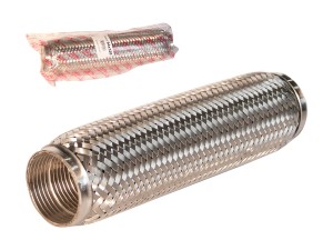 Гофра глушителя 64x320 в 3-ой оплетке interlock нержавеющая сталь GARDE G64320 GARDE