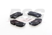 Колодки тормозные AUDI A6,A8 (09-) задние (4шт.) BSG BSG11200009 BSG