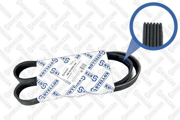ремень поликлиновой! 6PK1060 \ Alfa Romeo 147 2.0 16V T.S. 00>/156 2.0 16V T.S.  06-01060-SX STELLOX