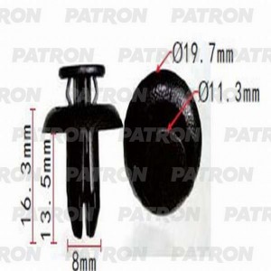 MAZDA 3 (BM) (2013>) Пистон подкрылка P371289 PATRON