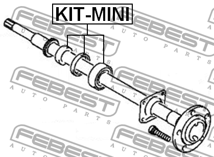 Подшипник полуоси комплект KIT-MINI KIT-MINI FEBEST