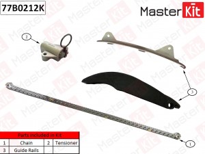 Комплект цепи ГРМ Hyundai/Kia I30/I40/SONATA/TUCSON G4NB 2010- 77B0212K 77B0212K MASTER KIT