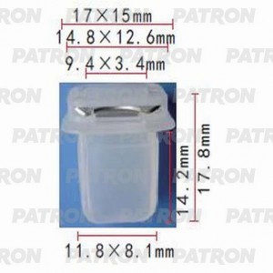 Фиксатор пластиковый Audi,BMW,Seat,Skoda,Volkswagen применяемость: вставка под с P370900 PATRON