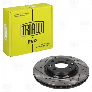 Диск торм. Renault Logan II (13-)/Sandero II (14-)/Clio IV (12-) перед. d=258 пе DF 3117S TRIALLI