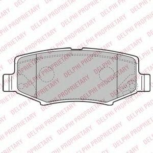 LP2172 колодки дисковые з.\ Jeep Cherokee/Wrangler 3.7-4.0i/2.8CRD 07> LP2172 DELPHI
