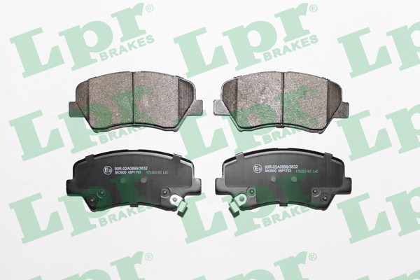 Колодки тормозные дисковые 05P1753 05P1753 LPR