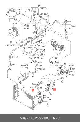 AUDI A3 [8PA] (2004>) 1K0 122 291 BQ VAG