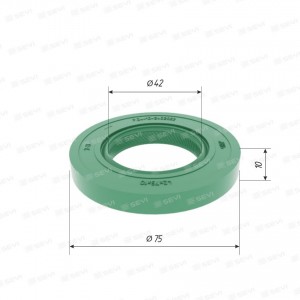 Сальник хвостовика редуктора (NBR) для а/м ГАЗ:3302,2705,3105,31029,2410 СЭВИ-ЭК 8038-2052 SEVI
