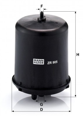 Фильтр масляный ZR905z ZR 905 Z MANN FILTER