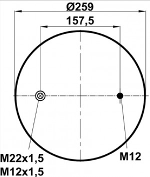 ROR TM (>1993) с пластиковым стаканом T0070-4157V3 TOPCOVER
