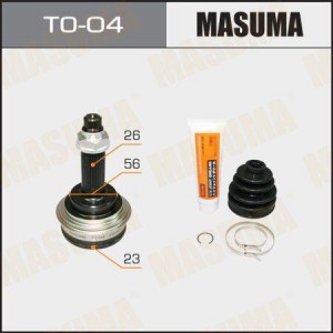ШРУС наружный к-кт! ABS\ Toyota Carina/Corolla 1.3-1.2D 92-97 TO-04 MASUMA