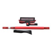 Щетка со скребком телескопическая 94-131см поворотная черно-красная ZIPOWER PM2210 ZIPOWER