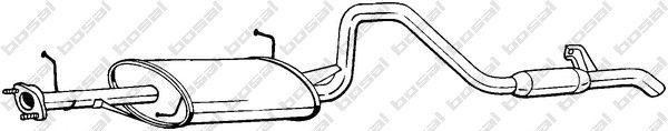 Глушитель SUZUKI Grand Vitara (98-05) задняя часть BOSAL 286-059 BOSAL