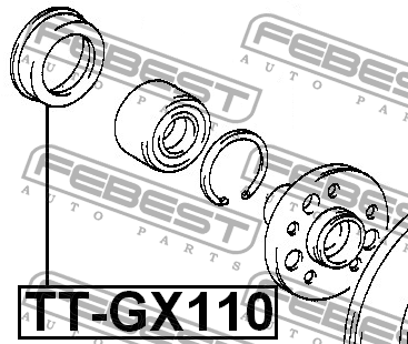 Пыльник подшипника ступицы TT-GX110 TT-GX110 FEBEST