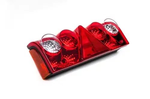 Фонарь задний SCHMITZ Europoint 2 левый (7-pin,красно-белый) MARS TECH M611448 MARS