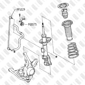 TOYOTA YARIS (2005>) FP1029 FIXAR