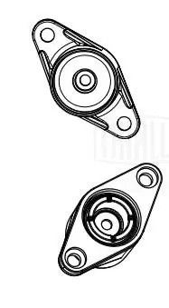 Опора амортизатора Kia Ceed (07-)/Hyundai i30 (07-) (задн.) (SA 0878) SA 0878 TRIALLI