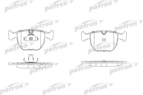 Дисковые тормозные колодки PBP997 (GDB1261) PBP997 PATRON