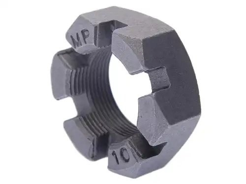 Гайка М30х1.5 КАМАЗ пальца штанги реактивной корончатая тефлон MEGAPOWER 900-00-037 MEGA POWER