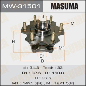 ступица в сб.! задн.\ Mitsubishi Pajero 06> MW-31501 MASUMA
