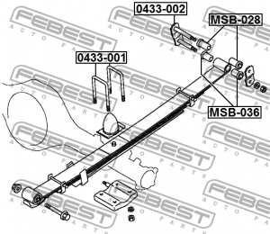 MITSUBISHI L200 (KB) (2006>) 0433-001 FEBEST