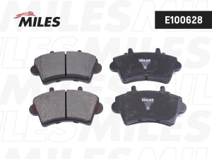 Колодки тормозные передние (Смесь Semi-Metallic) NISSAN INTERSTAR/OPEL MOVANO/RE E100628 MILES