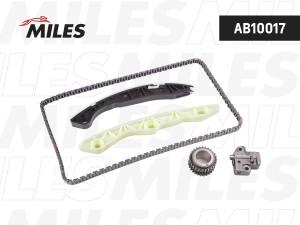 Комплект цепи ГРМ MITSUBISHI 1.6-2.4 4B11/4B12/4A92 co звездочкой (FEBI 49718) A AB10017 MILES