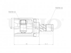 ШРУС внутренний CVJ-30035 UNIO