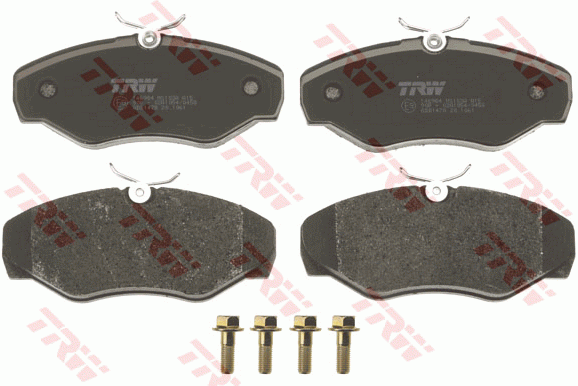 Колодки передние RENAULT TRAFIC II, OPEL VIVARO, NISSAN PRIMASTAR GDB1478 GDB1478 TRW