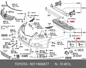 болт кожуха защитного!\ Toyota 90119-06877 TOYOTA