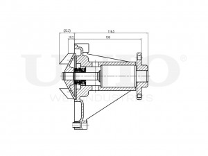 Помпа водяная WAP-10153 UNIO