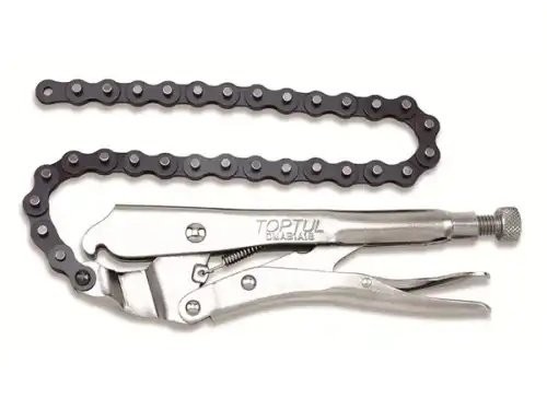 ЗАЖИМ-КЛЮЧ ТРУБНЫЙ ЦЕПНОЙ 250ММ TOPTUL (DMAB1A18) DMAB1A18 TOPTUL