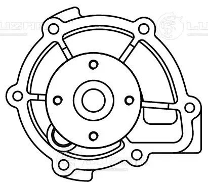 Насос водяной для а.м Mitsubishi Pajero Sport (15-),L200 (15-) 2.4D ,4N15] LWP11 LWP 1105 LUZAR