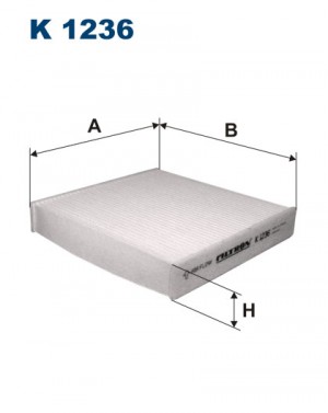 Фильтр воздушный салона HONDA Jazz (02-) FIAT Sedici (06-) FILTRON K1236 FILTRON