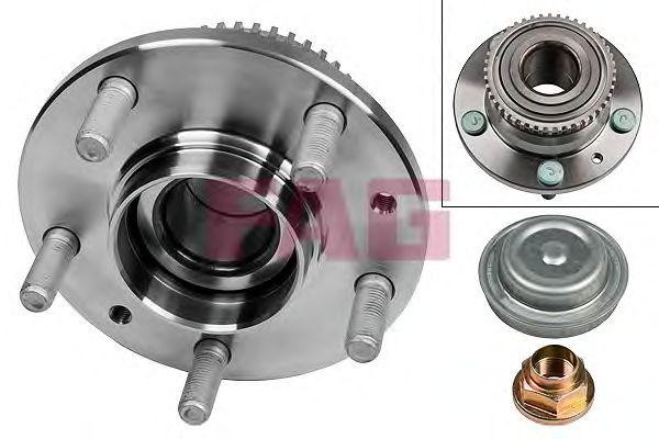 MAZDA с ABS 5 отверст с подшипником 713 6156 30 FAG