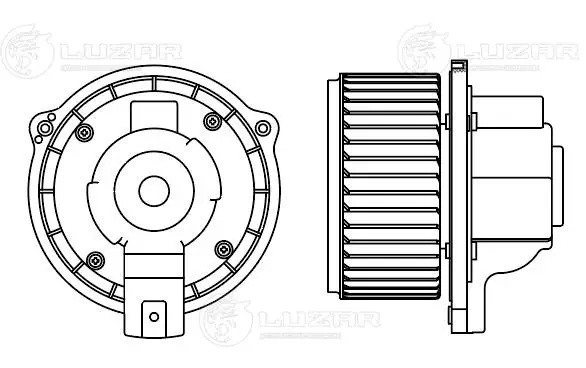 вентилятор отопителя!\ Lifan Solano 10> LFH 3010 LUZAR