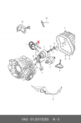 ПЛАНКА УСП 01J 331 325 G VAG