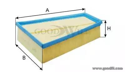 Фильтр воздушный AG184 AG 184 GOODWILL