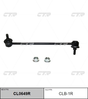 BMW 1-E87/E81/3-E90/E91/E92/X1 E84/Z4 E89 СТАЛЬ CL0649R CTR