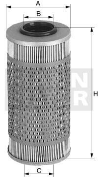 Фильтр масляный H43/2 H 43-2 MANN FILTER