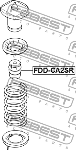 Отбойник задн амортизатора FORD MONDEO CA2 2007-2014 FDD-CA2SR FDD-CA2SR FEBEST