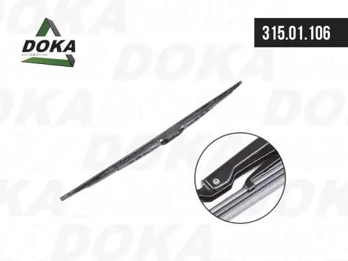 Щетка стеклоочистителя DAF MAN MERCEDES 600мм каркасная DOKA 31501106 DOKA