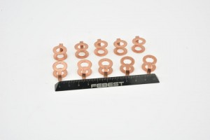 Кольцо уплотнительное форсунки впрыска топлива MITSUBISHI PAJERO 08-15 (компл-10 RINGFL-020-PCS10 FEBEST