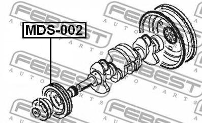 Шкив коленвала MDS-002 MDS-002 FEBEST