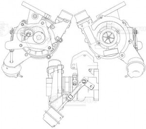 Турбокомпрессор для а.м RenauLTMaster (10-) 2.3D ,M9T] (тип GT1546JS) (LAT0910) LAT0910 LUZAR