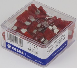 комплект предохранителей! 50 шт. 10A плоские ATO\ FT00010050 TESLA