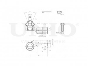 Наконечник рулевой правый SSP-10127 UNIO