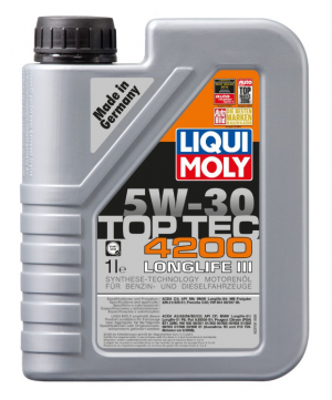 Масло моторное синтетическое НС-Top Tec 4200 5W-30 New Generation SP C3 1л (7660 8972 LIQUI MOLY